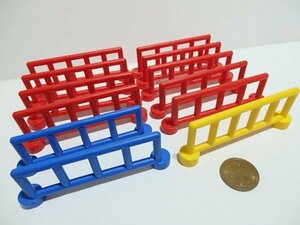 #2121 Lego Duplo . забор красный * синий * желтый цвет 1 2 шт совместно # детали блок 