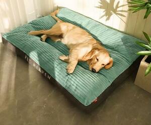 猫 犬 ベッド　ペットベッド ふわふわ 暖か もこもこ　キャット ペット用品 滑り止め　クッションマット　柔らかい　耐噛み 秋冬　XLサイズ