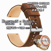 BLANCPAIN×Swatch　ブランパン×スウォッチ　対応ラバーベルト(A01D)_画像1