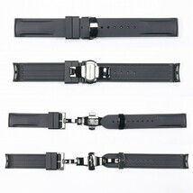 Swatch×OMEGA スウォッチ×オメガ 専用ラバーベルト ブラックＤバックル付き Mercury（ブラック）_画像4