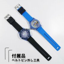 BLANCPAIN×Swatch　ブランパン×スウォッチ　対応ラバーベルト(A03A)_画像5