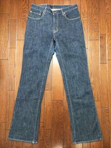 リーバイス Ｌｅｖｉ’ｓ ５１７ ｗ３１ 色落ち少な目 ブーツカット ストレッチ ジーンズ 濃紺 フレア デニム パンツ ジッパー ジーパン