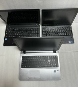 Dell hp toshiba Core i3ノートパソコンまとめ売り　中古品ジャンク