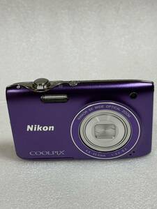 [美品] NIKON COOLPIX S3100　コンパクトデジタルカメラ 充電器付き　動作品
