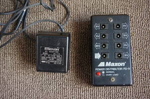 MAXON(マクソン)PD-9パワーサプライAC-118ACアダプター付き動作未チェック(中古品)