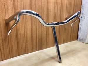 VINTAGE【 NITTO 】 ステム ブレーキレバー 一体式 ハンドル 22.2mm W485mm 中古品 検) 昭和レトロ 当時物 ヴィンテージ チネリ