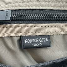 ⑧BN2241●良好 PORTER GIRL ポーターガール SHIEA シア トートバッグ 871-05121ブラック_画像8