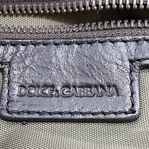 ⑧BN2533● DOLCE&GABBANA ドルチェ&ガッバーナ ドルガバ大型 トートバッグ ボストンバッグ ショルダーレザー キャンバス_画像8