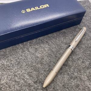 PE1429□SAILOR セーラー 多機能ペン プロフィット3 2色ボールペン シャープペンシル シャンパンゴールド 箱付き 筆記確認済み