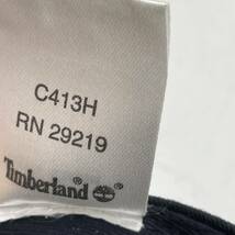 ★【KO1466】Timberland ティンバーランド ロゴ カモフラ キャップ コットン ブラック_画像6