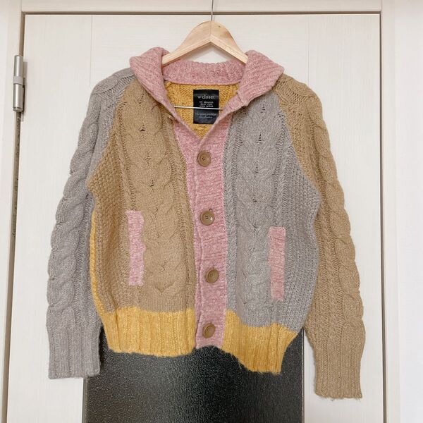 w closet ニット カーディガン 秋服 冬服 秋冬