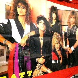 ミュージックライフ　MUSIC　LIFE　86年付録ポスター　ラット　RATT