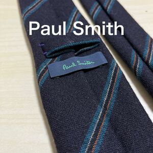 SALE【美品】Paul Smith ポールスミス　ウール　ネクタイ　イタリア製