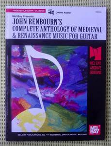 ジョン・レンボーン JOHN RENBOURN Complete Anthology of Medieval & Renaissance Music for Guitar TAB譜付ギタースコア♪良好 送料185円