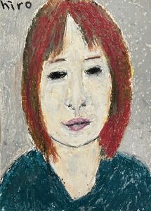 Art hand Auction 絵描きhiro C｢ひととき｣, 美術品, 絵画, パステル画, クレヨン画