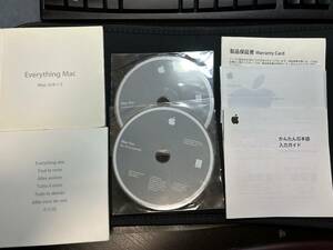 Mac Pro (Early 2009) Mac OSX Install DVD / Application Install DVD / 説明書他