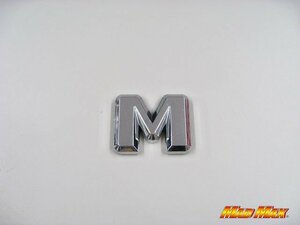 MADMAX クローム エンブレム M/デコレーション バイク トラック 乗用車 シール 一文字 エンブレム【メール便送料200円】