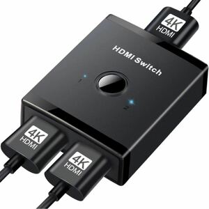 新型】HDMI 切替器 4k@60Hz HDMI 分配器 NUIKOTI双方向 HDMIセレクター 1入力2出力/2入力1出力 手動 HDMI 切り替え器 