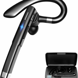 Bluetoothイヤホン 片耳ワイヤレスイヤホン ハンズフリー 耳掛け式 左右耳兼用 技適認証済H520-WO2