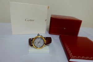 * бесплатная доставка Cartier Pacha 38mm W3101255 резерв мощности Date самозаводящиеся часы Cartier