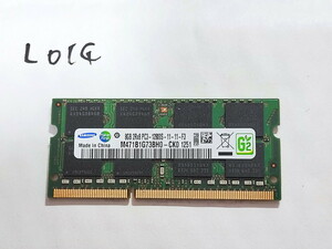 L14 【動作品】 SAMSUNG ノートパソコン用 メモリ 8GB 1枚 DDR3-1600 PC3-12800S SO DIMM 1.5V 動作確認済み M471B1G73BH0-CK0