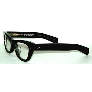 新品 CUSHMAN クッシュマン 鯖江市 ハンドメイド 1950's ビンテージ ウェリントン サングラス (ブラックフレーム×クリアレンズ) 眼鏡の画像3