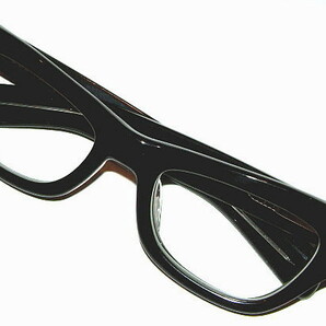 新品 CUSHMAN クッシュマン 鯖江市 ハンドメイド 1950's ビンテージ ウェリントン サングラス (ブラックフレーム×クリアレンズ) 眼鏡の画像1
