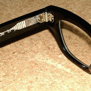 新品 CUSHMAN クッシュマン 鯖江市 ハンドメイド 1950's ビンテージ ウェリントン サングラス (ブラックフレーム×クリアレンズ) 眼鏡の画像6