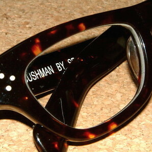 新品 CUSHMAN クッシュマン 鯖江市 ハンドメイド 1950's ビンテージ ウェリントン サングラス (ブラックフレーム×クリアレンズ) 眼鏡の画像4