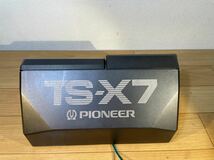 確認動画あり 新品交換　希少な黒　TS-X7 ロンサムカーボーイ パイオニア PIONEER 街道レーサー 旧車 当時物 昭和レトロ TS-X 族車 暴走族_画像4