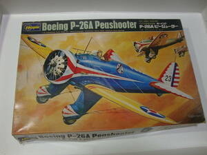 絶版当時物　ハセガワ ボーイング P-26A ピーシューター 1/32 未組立