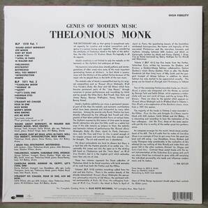 (LP) 未開封 EU/BLUE NOTE75周年記念盤 THELONIOUS MONK [Genius of modern music Vol.2] 2015年リマスター/モンク/Kenny Dorhamの画像2