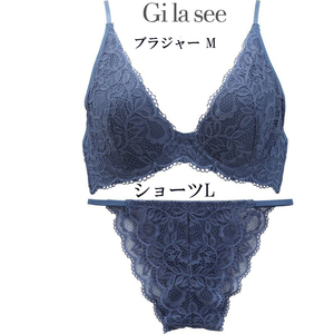 ブラ&ショーツセット 三角ブラジャー ハーフバックショーツ Tバック