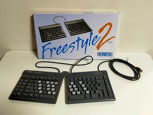 Kinesis Freestyle2 for PC【キネシス フリースタイル2 Windows版 20インチ】[KB800PB-us-20] ☆訳あり☆分割キーボード☆エルゴノミクス