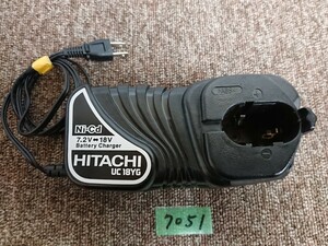 7051 送料520円 日立工機 7.2～18v 急速充電器 UC18YG 