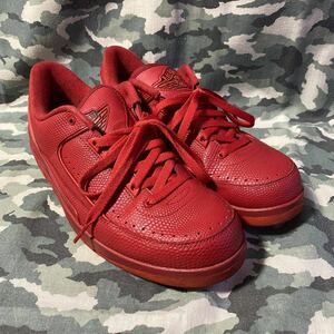 NIKE ナイキ スニーカー AIR JORDAN 2 エア ジョーダン　US10 JPN28 エア レトロ ロー ジムレッド/ユニバーシティレッド 832819-606