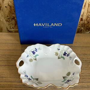 HAVILAND アビランド トレイ アンペラトリス ユジェニー プレート 皿 リモージュ Limoges レリッシュ 菓子皿 盛皿 洋食器 陶器