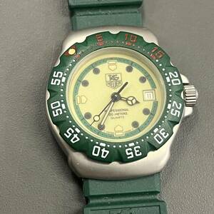 1スタ【中古】TAG-HEUER タグホイヤー フォーミュラ1 WA1412 プロフェッショナル ラバーバンド クォーツ QZ 腕時計