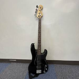 【音出しOK】Squier スクワイア Fender フェンダー Precision Bass エレキベース ブラック KORG GA-30 ギター/ベース用チューナー 中古