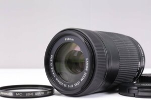【 美品 | 動作保証 】 Canon EF-S55-250mm F4-5.6 IS 【 レンズプロテクター 追加付属 】