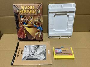 【動作確認済】バンクパニック BANK PANIC 箱説付 MSX ポニカ セガ