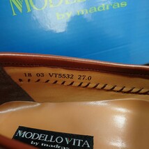 modello vita by madrasローファー スリッポン　タッセル　ブラウン 3E　未使用_画像9