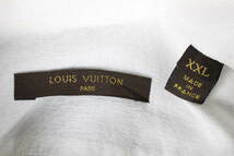 56 ルイヴィトン VUITTON 全面LVロゴ カッターシャツ ホワイト 白 長袖 XXL　メンズ　ヴィトン カジュアルシャツ P127_画像6