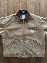 ビンテージ美品!! Carhartt Detroit Jacket USA デトロイト カーハート Ｓサイズ ブランケット _画像1