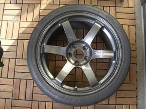 RAYS TE37 SAGA 18インチ 9.5J　ダンロップ ディレッツアZⅢ 265/35/18 4本セット