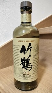 Nikka Whisky ニッカウイスキー　竹鶴 Taketsuru 21年　旧ボトル　空瓶