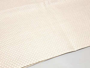 コスモ刺繍布　ジャバクロス中目　布幅90cm×長さ88cm　カット済　色ベージュ