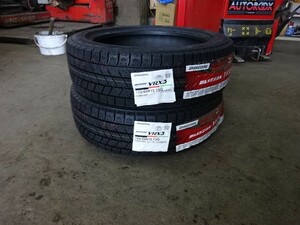 165/50Ｒ15　73Q　ブリヂストン　BLIZZAK　VRX3　新品スタッドレス　２本　