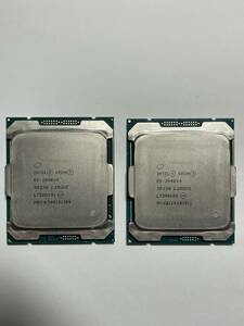 送料無料 超ハイスペックCPU Intel XEON E5-2698V4 CPU 2枚セット 2.2GHz/ターボ最大3.6Ghz 20コア 40スレッド ソケット FCLGA2011