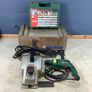 M2066【動作品】 電動工具. まとめ. ■BOSCH／ボッシュ. 振動ドリル. PSB 600 RE. ■ makita／マキタ. 2スピードカンナ